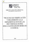 Vista preliminar de documento Directiva N° DIRECTIVA EJECUTIVA REGIONAL Nº 004-2010-PR/GOB.REG.TACNA “PROCESO DE VERIFICACIÓN Y SEGUIMIENTO A LA IMPLEMENTACIÓN DE LAS RECOMENDACIONES RESULTANTES DE INFORMES DE CONTROL”