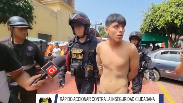 Rápido accionar contra la inseguridad ciudadana de serenazgo de Huaral y "Los Halcones" de la PNP