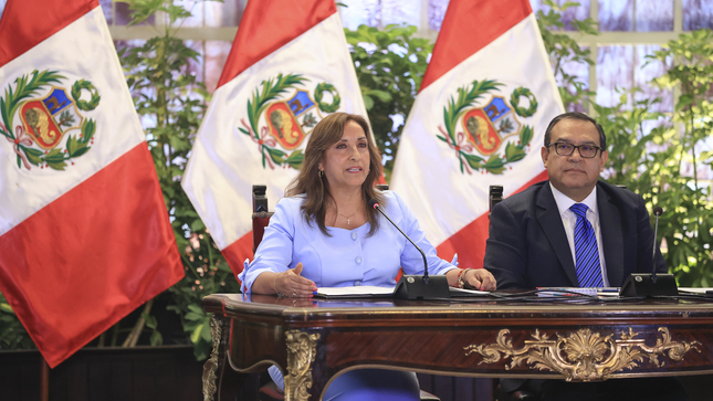 •	En conferencia de prensa, la mandataria brindó los avances de gestión del Ejecutivo a dos meses de asumir la jefatura del Estado.