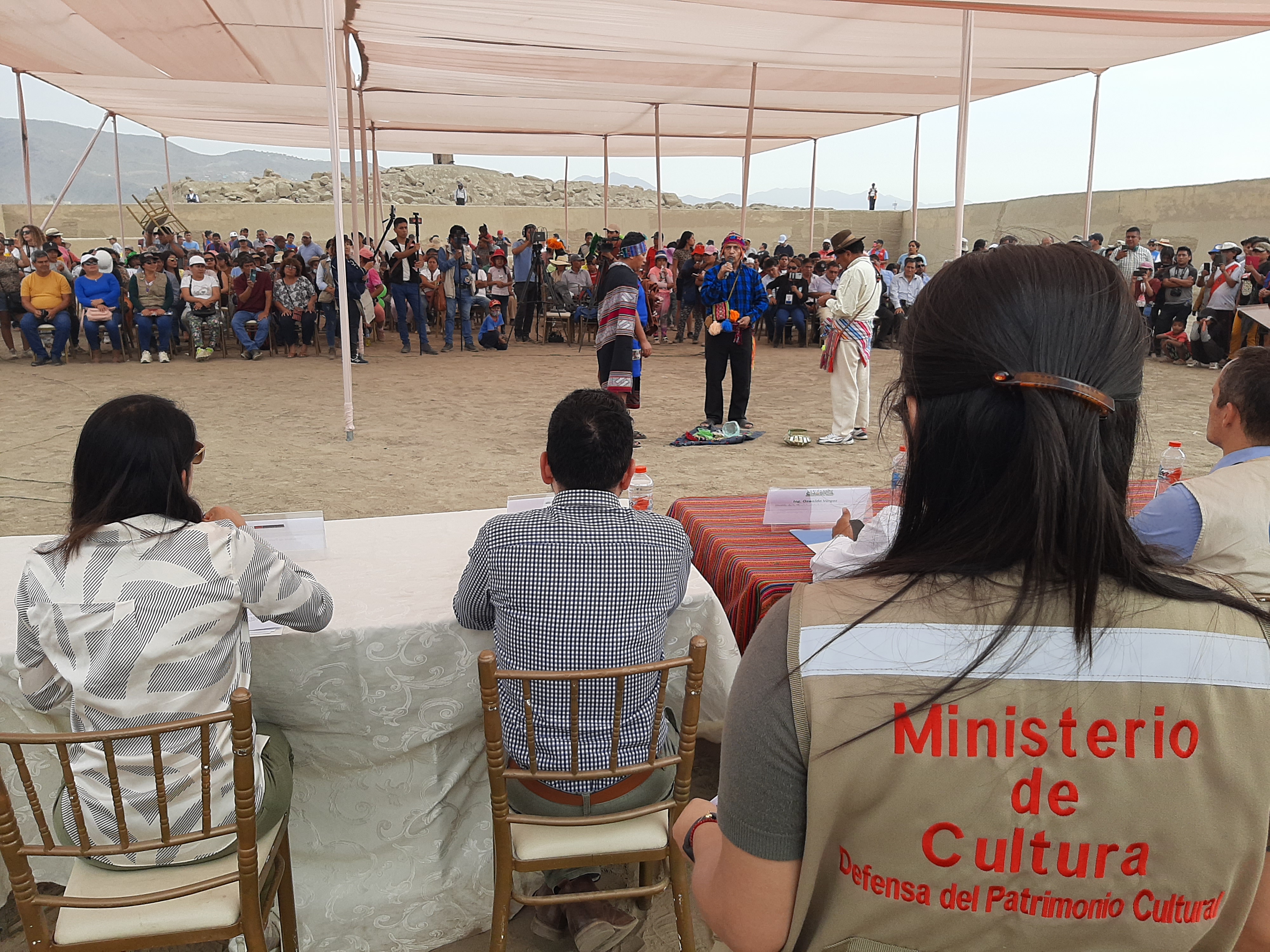 Ministerio de Cultura participó de celebración por los 22 años de declaratoria del Sitio Arqueológico Cajamarquilla como Patrimonio Cultural