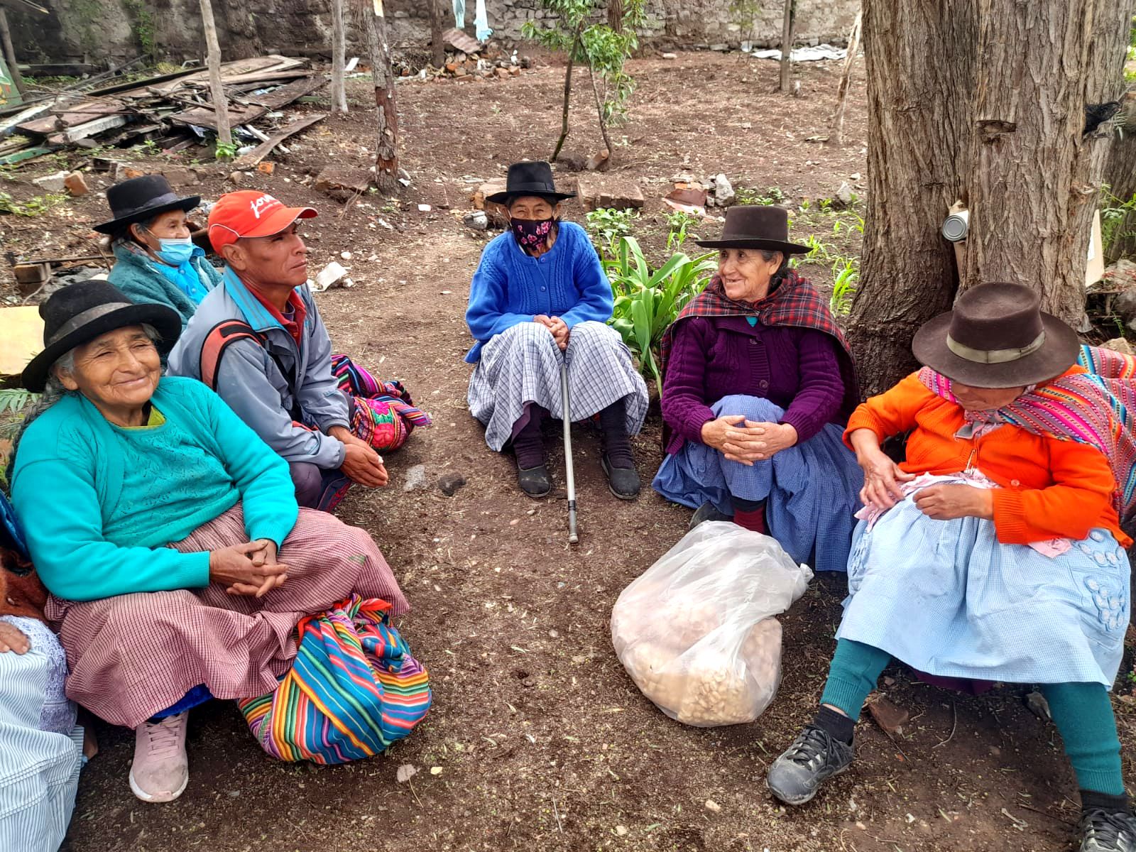 la Asociación  Adulto mayor de “Qapaq Arriero"