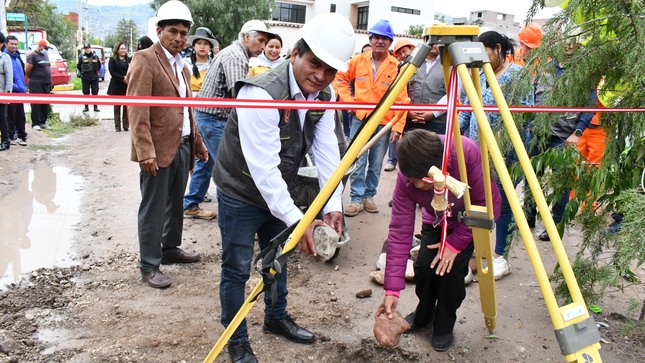 Inicio de obra de pistas y veredas para Canaán bajo