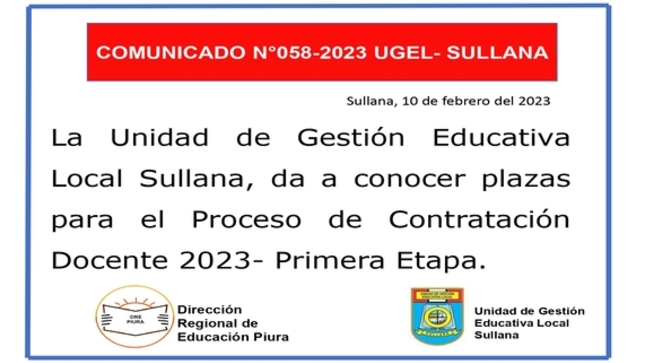 Comunicado N°58