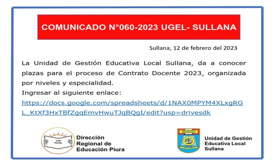 Comunicado N°60