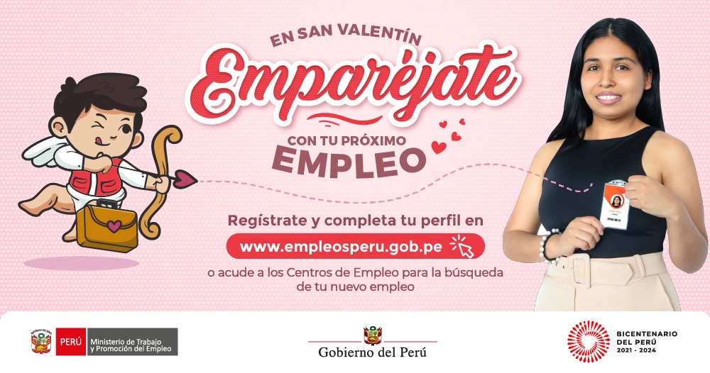 El MTPE te invita ser parte de su campaña “Emparéjate con tu próximo empleo”