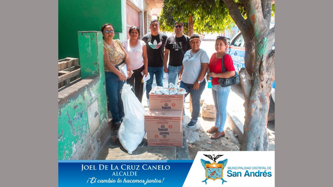 Se Inició El Reparto De Los Insumos Del Programa Vaso De Leche Por Parte De Nuestra Mucipalidad De San Andrés