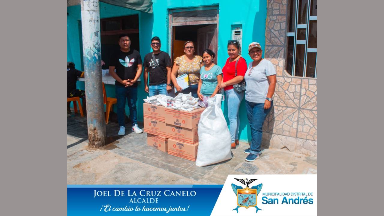 Se Inició El Reparto De Los Insumos Del Programa Vaso De Leche Por Parte De Nuestra Mucipalidad De San Andrés