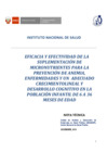 Vista preliminar de documento 07_SERIE_NOTA_TECNICA_N_07-2012_Eficacia_y_Efectividad_de_la_suplementacion_de_Micronutrientes_para_la_prevencion_de_anemia