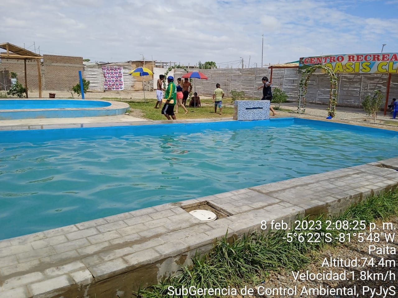 Inspeccionan Piscinas en Paita