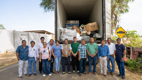 GORE Piura y UNP reciben maquinaria y tecnología agrícola valorizada en más de 87 mil 422 euros
