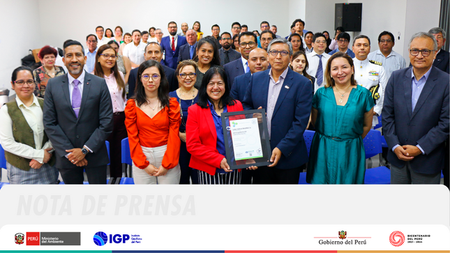 IGP renueva la certificación ISO 9001:2015 en Generación de Información Sísmica Nacional
