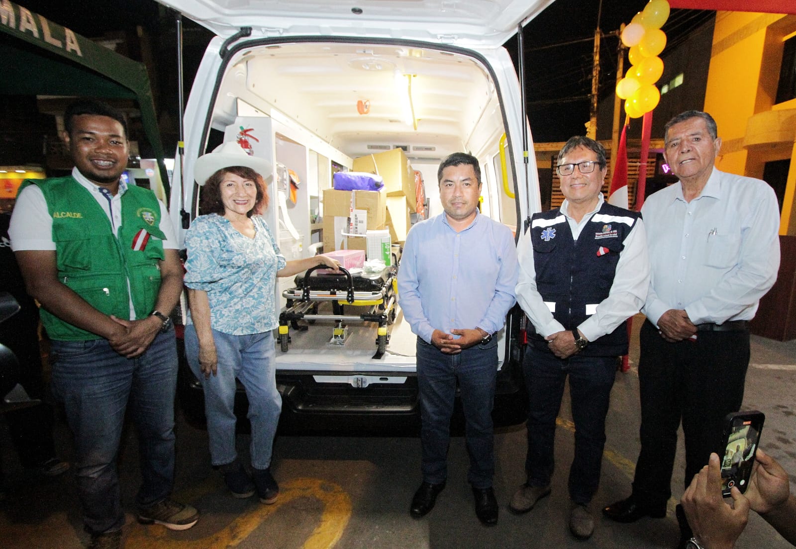 Ambulancia totalmente equipada mejorará la atención en el Centro de Salud de Mala - Cañete