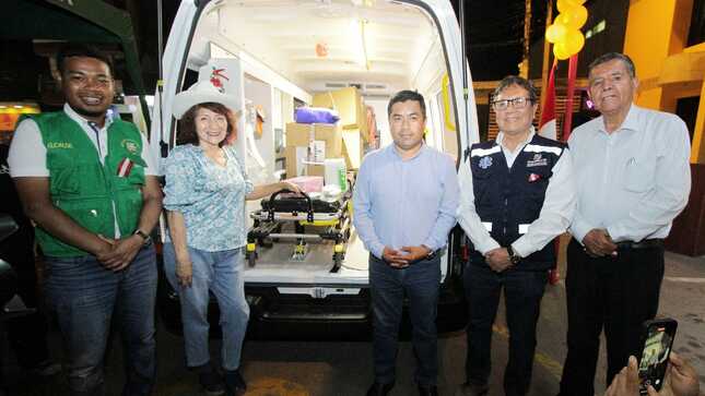 Ambulancia totalmente equipada mejorará la atención en el Centro de Salud de Mala - Cañete