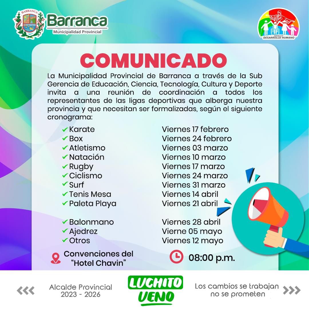 Deportes para Todos en Barranca