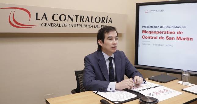 Contraloría observa ejecución de S/ 73 millones de recursos públicos durante Megaoperativo de Control en San Martín