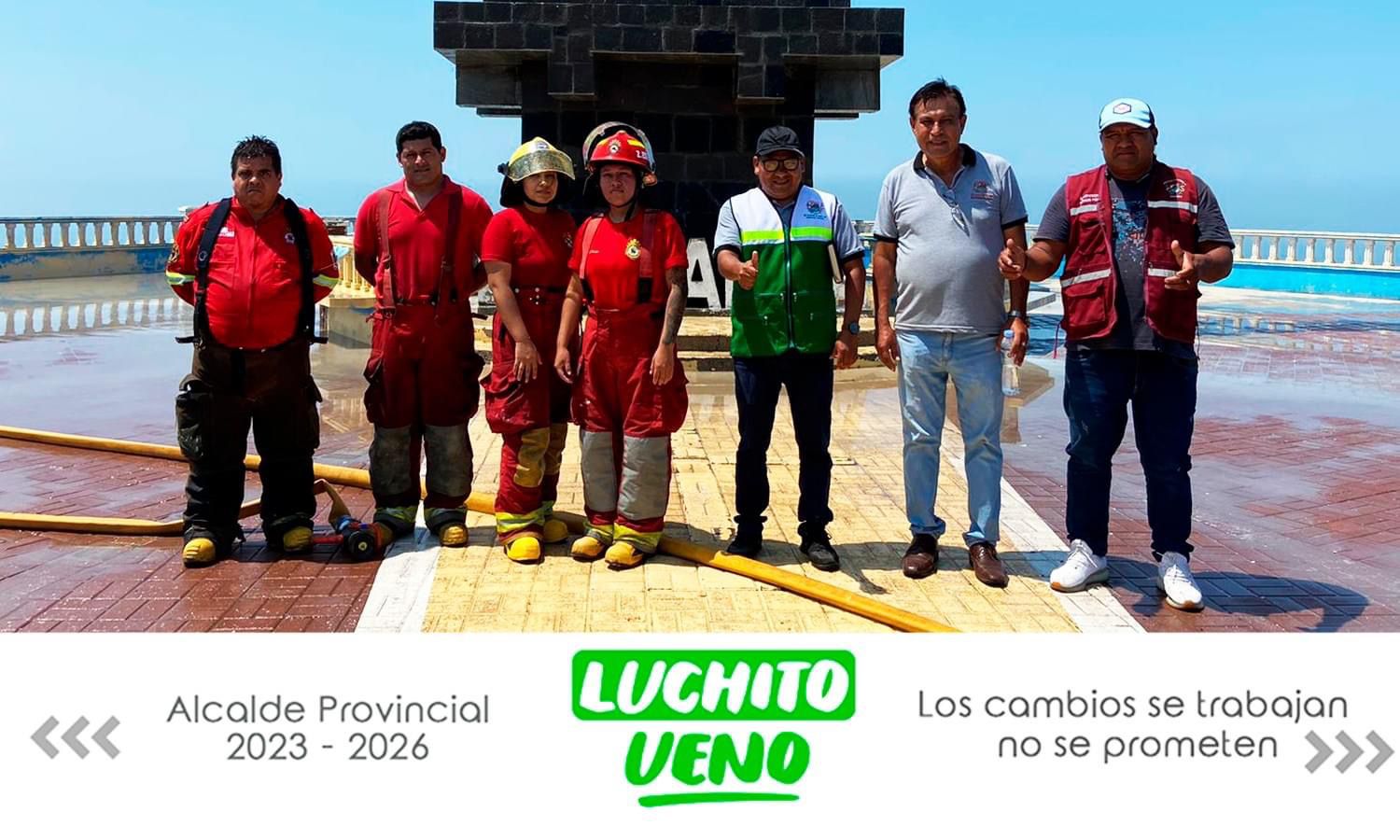 Limpieza del Cristo Redentor