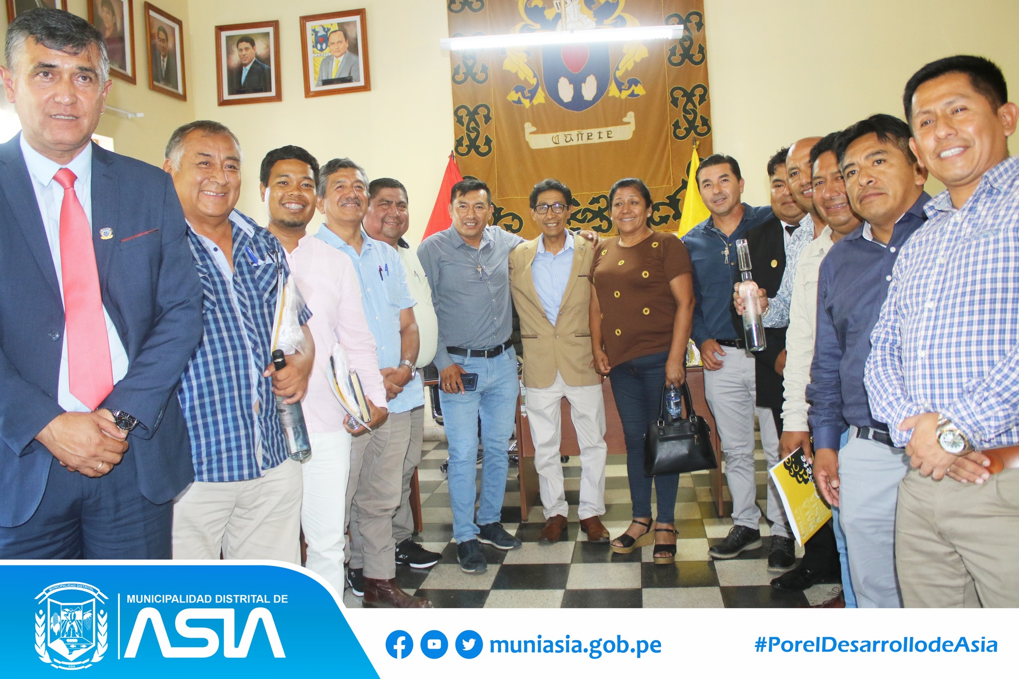 Alcalde Isaías Alcántara participo de la Reunión con colegas Distritales por tema de fondo Municipal de Inversiones (FINVER)