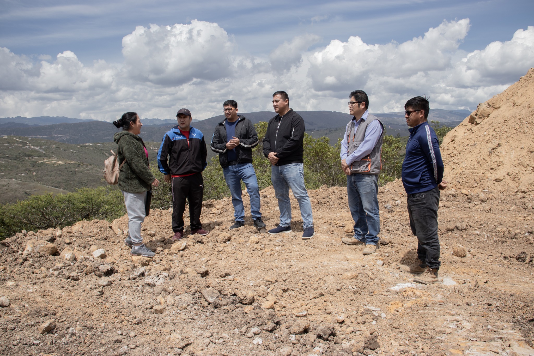 Inspección de terreno municipal