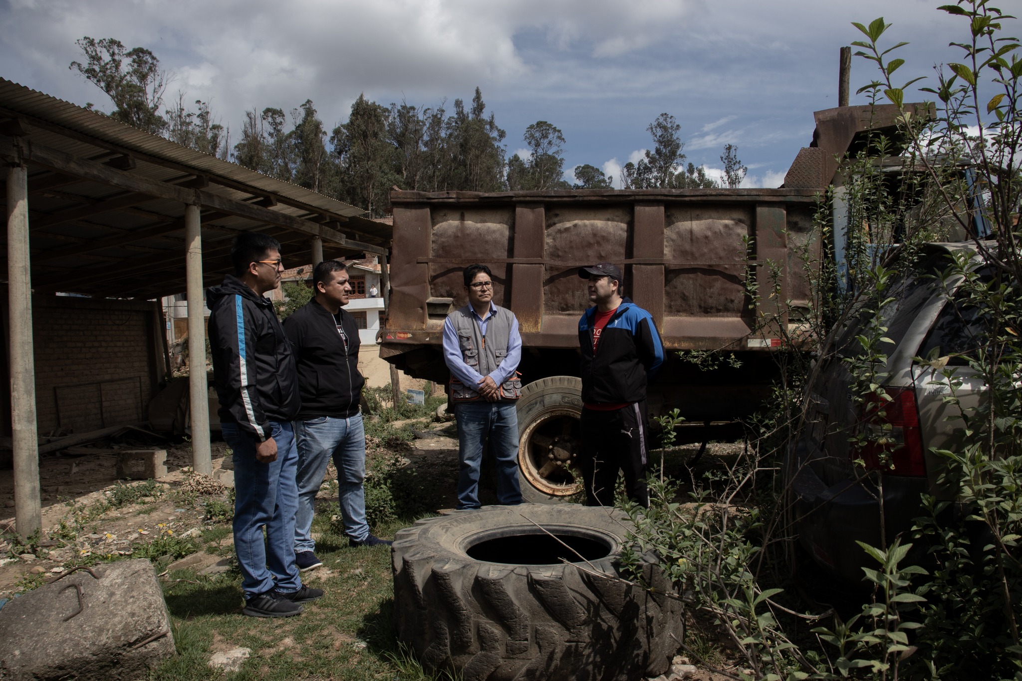 Inspección de terreno municipal