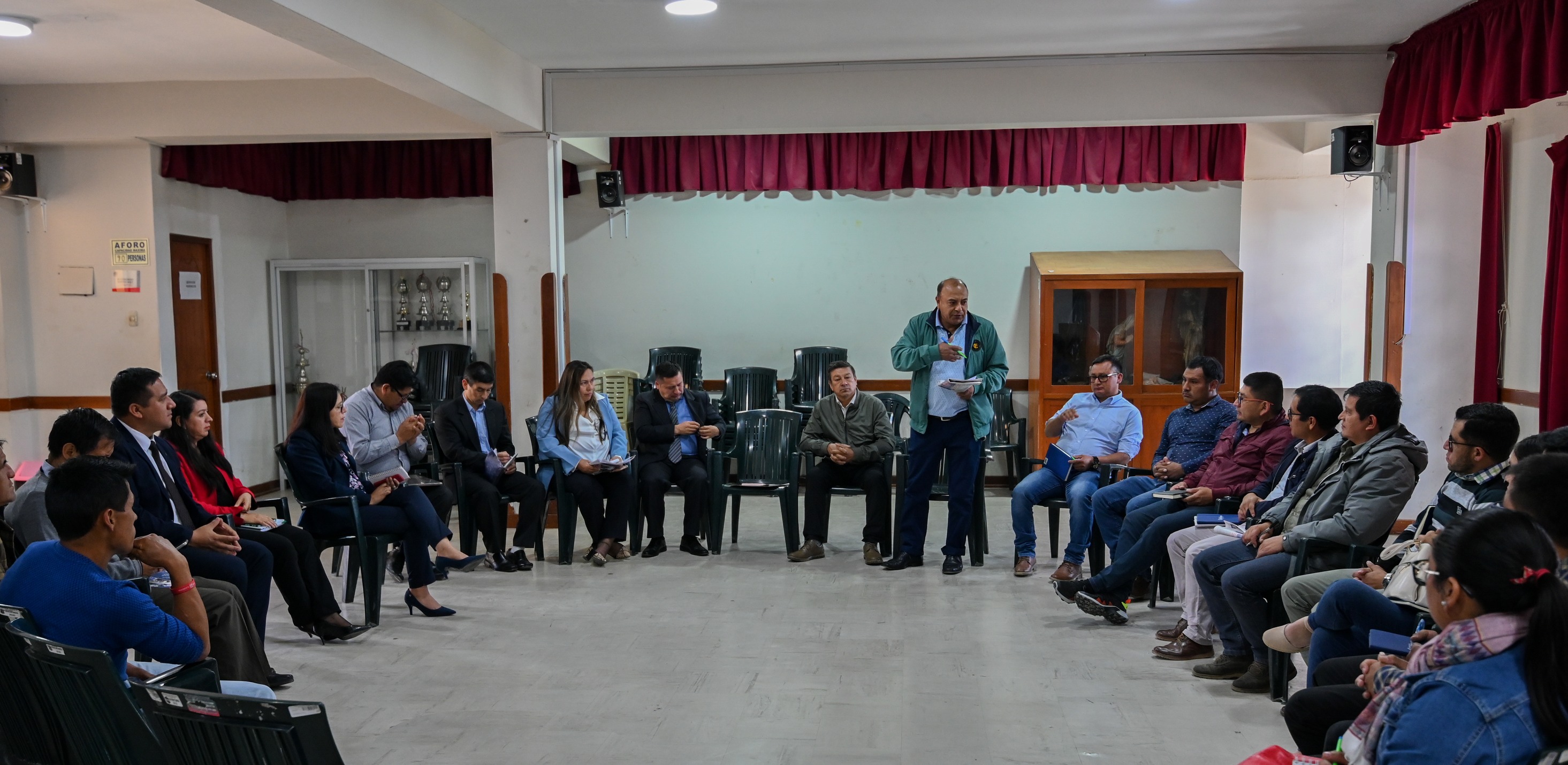 Reunión de coordinación con alcaldes distritales de la provincia de chachapoyas.