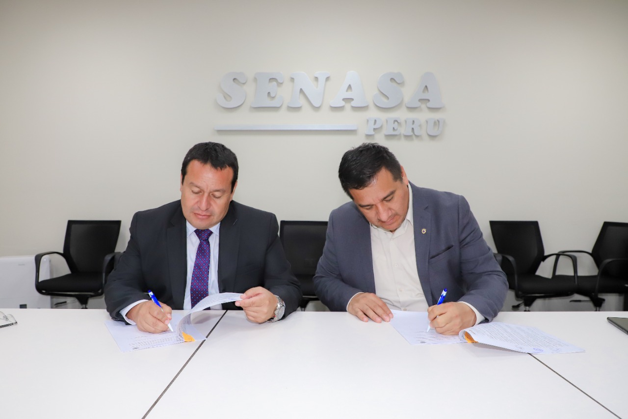 Convenio de cooperación interinstitucional con SENASA Perú.