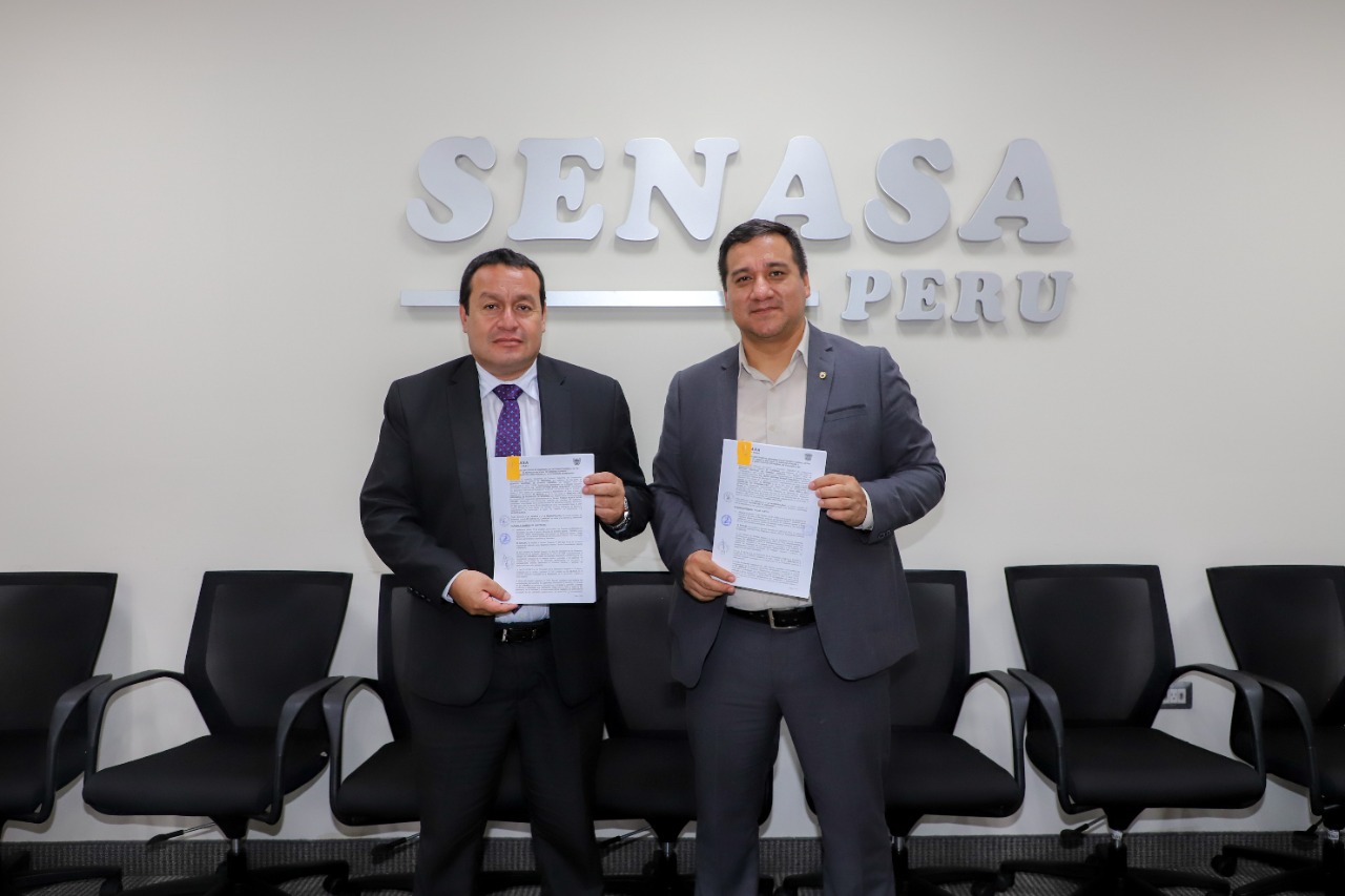 Convenio de cooperación interinstitucional con SENASA Perú.