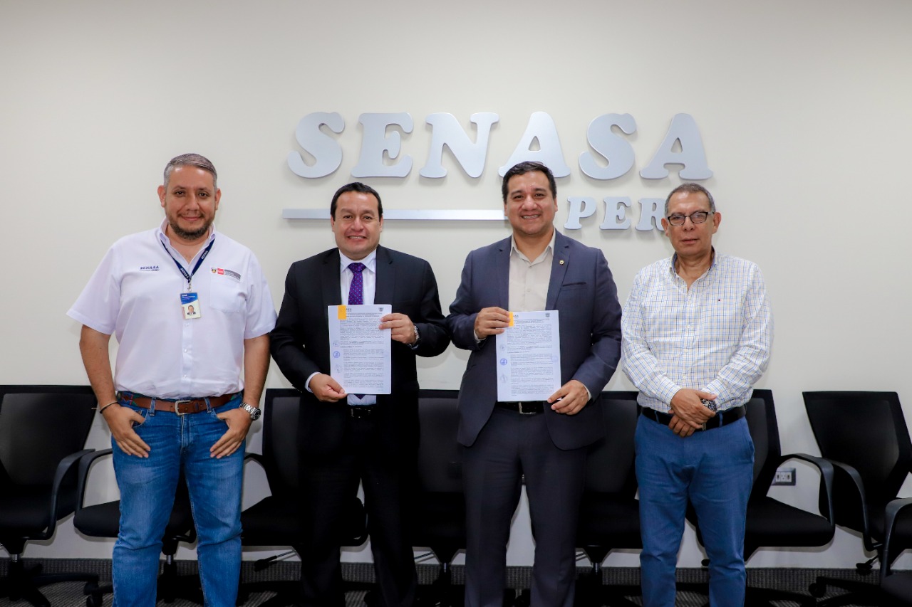 Convenio de cooperación interinstitucional con SENASA Perú.