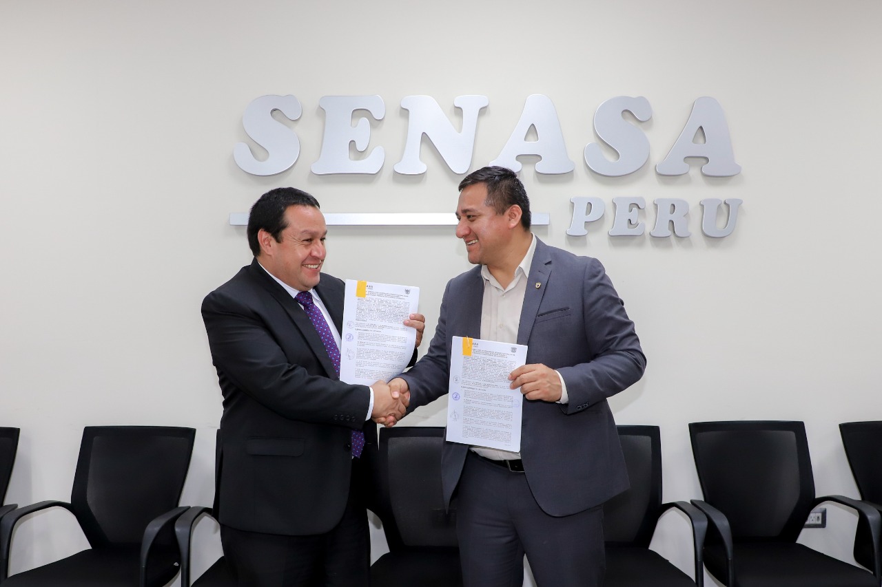 Convenio de cooperación interinstitucional con SENASA Perú.