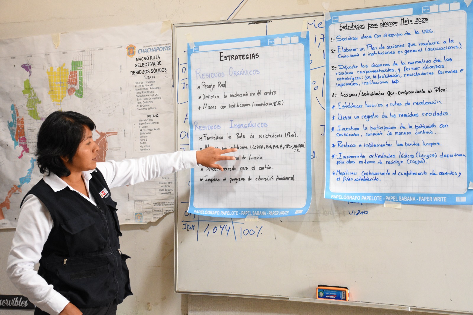 003 GICA-MINAM brinda asistencia técnica al personal de la Unidad de Gestión de Residuos Sólidos de la MPCH