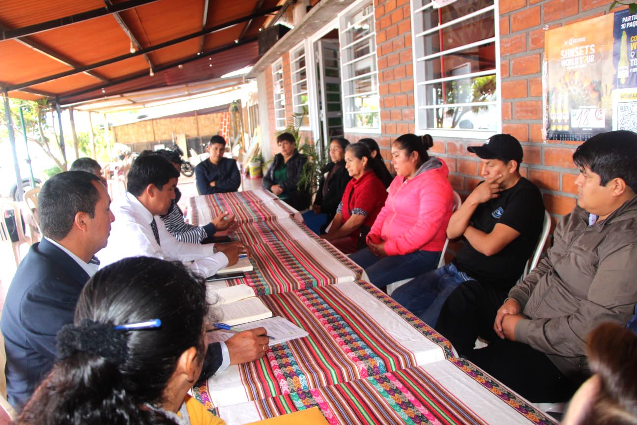 Reunión importante con los comerciantes