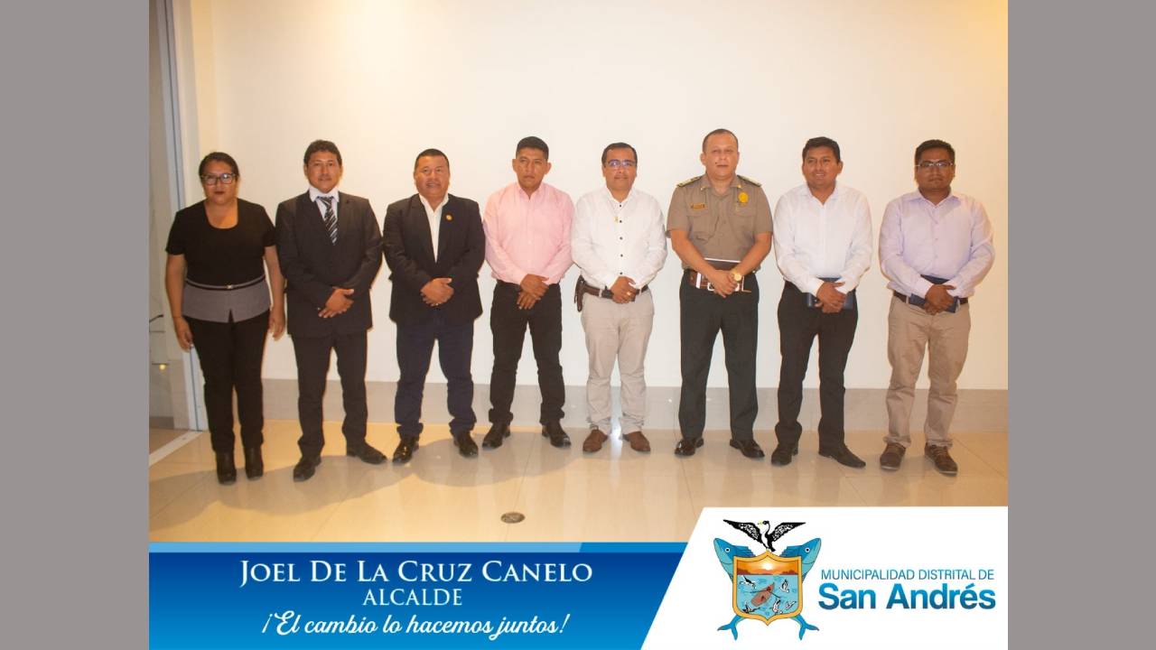 El Alcalde de San Andrés Joel De La Cruz Canelo participó de la Reunión de Coordinación de Seguridad Ciudadana.