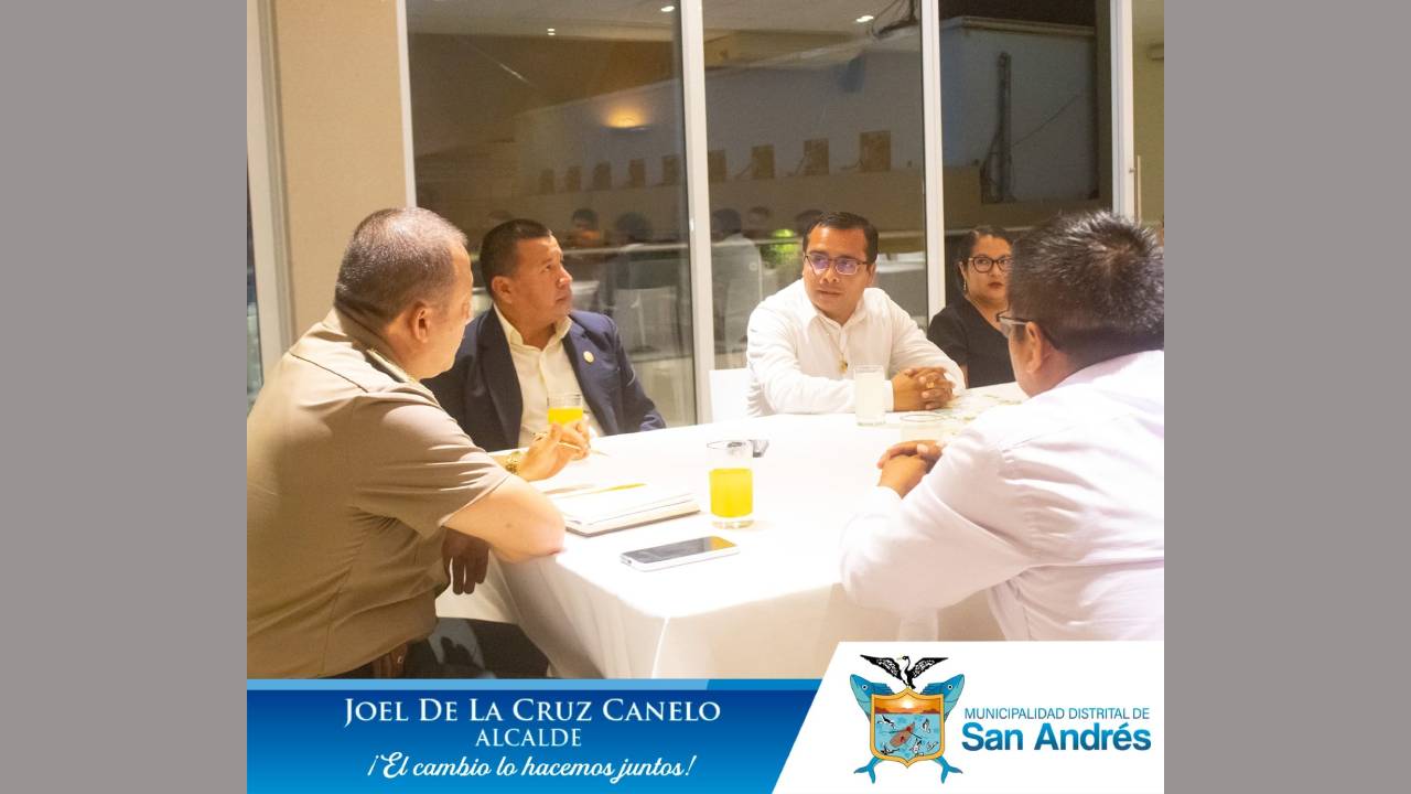 El Alcalde de San Andrés Joel De La Cruz Canelo participó de la Reunión de Coordinación de Seguridad Ciudadana.
