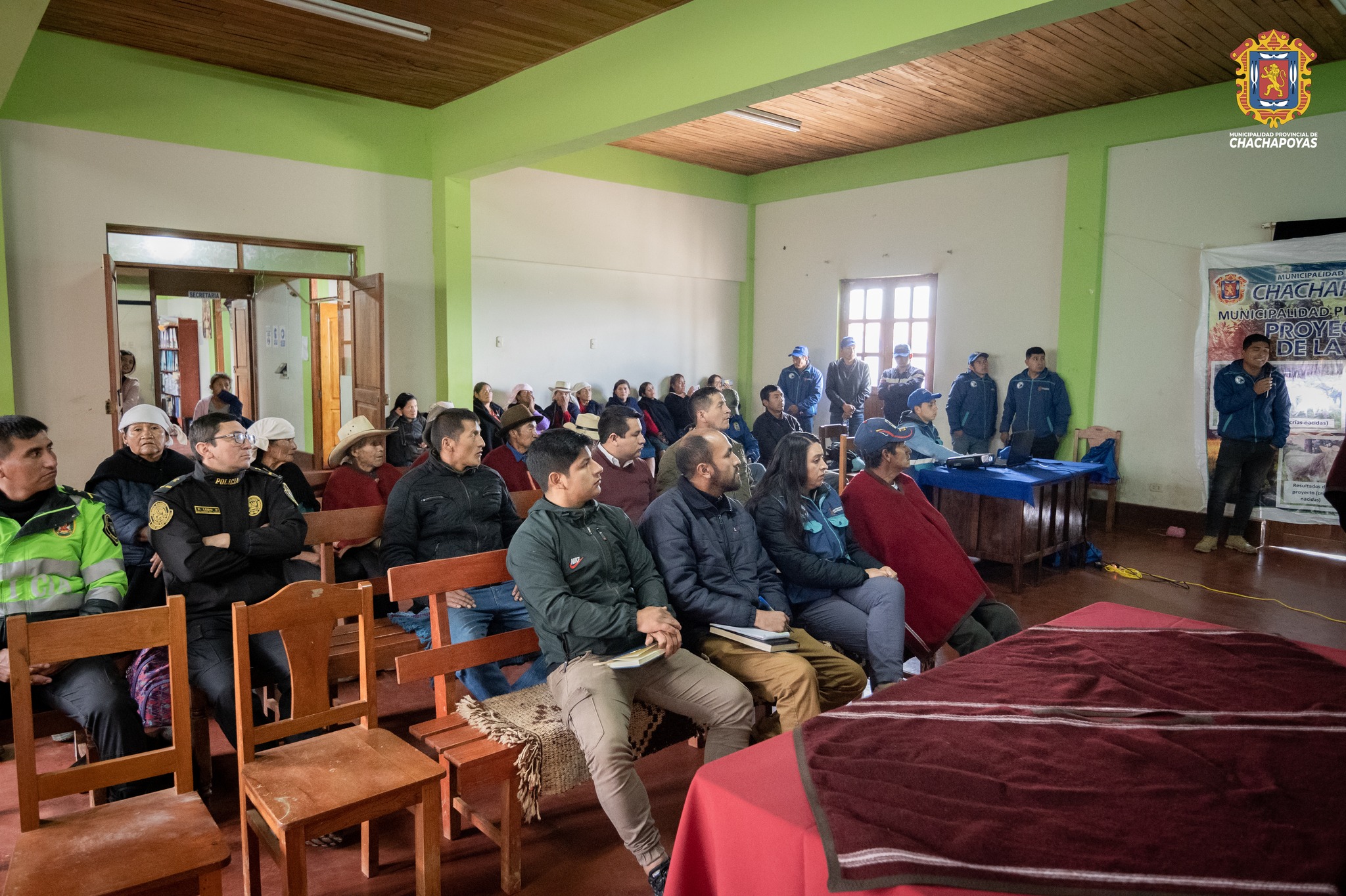 Presentación de equipo técnico para el Proyecto de Mejoramiento de Actividad Pecuaria
