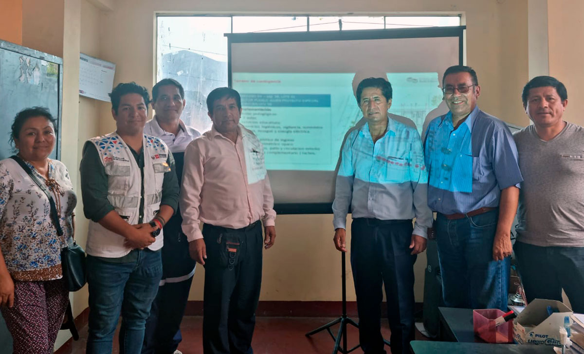Sostuvimos reunión informativa con comunidad educativa de la IE Manuel Gonzáles Prada