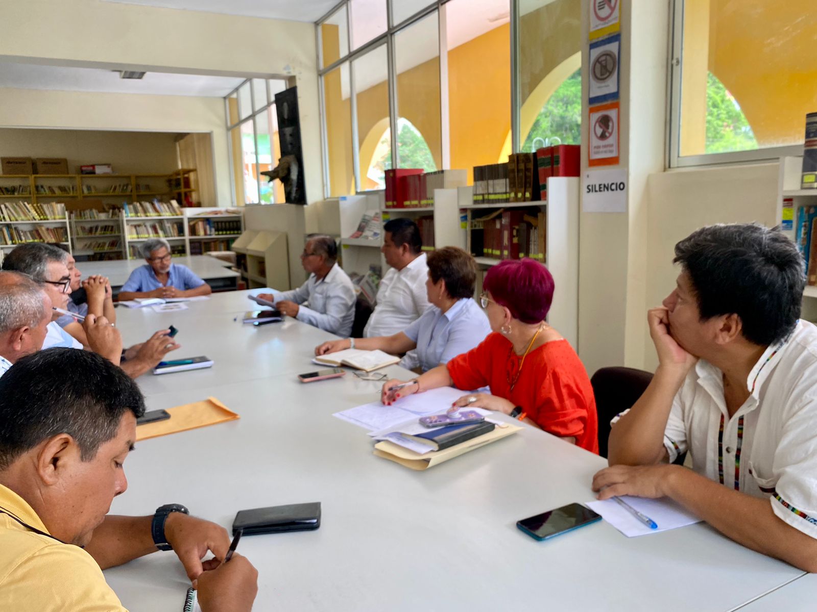 Mesa Técnica con dirigentes de Liga Provincial de Fútbol MPS febrero 2023
