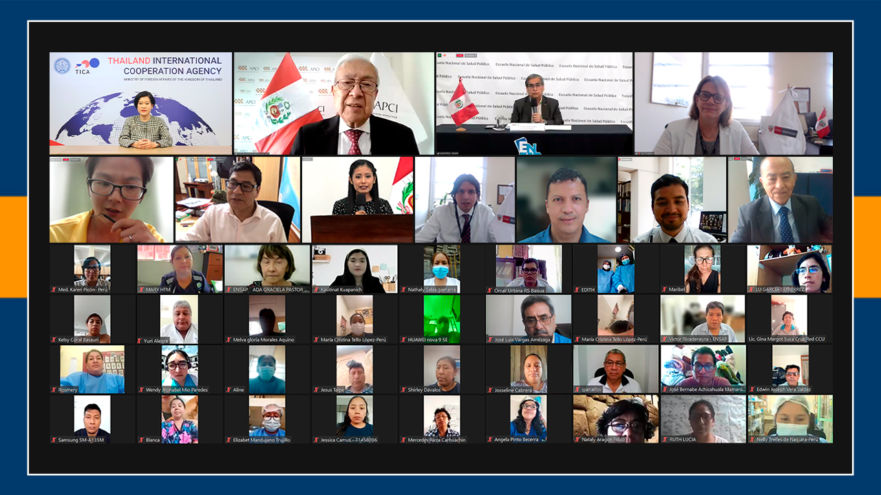 Perú y Tailandia organizan webinar internacional de salud pública en prevención de emergencias sanitarias