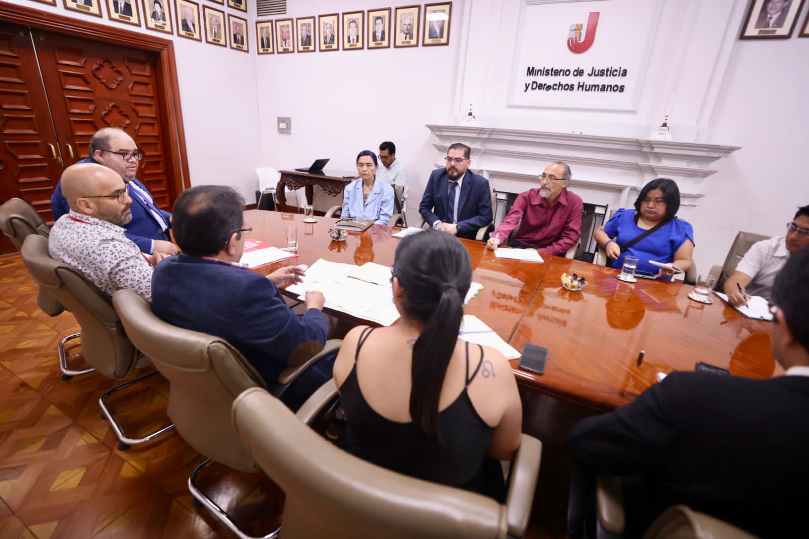 MINCUL y MINJUSDH dialogan con directora de la Unidad Ejecutora Caral