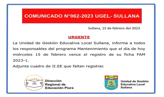 Comunicado N°62