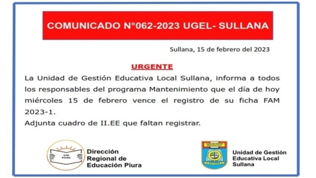 Comunicado N°62