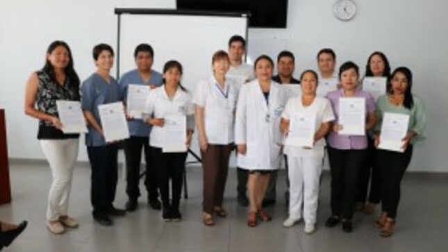 Ceremonia de inducción al personal ingresante al INR