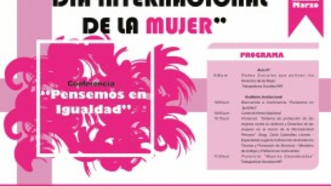 Actividades por el "Día Internacional de la Mujer"