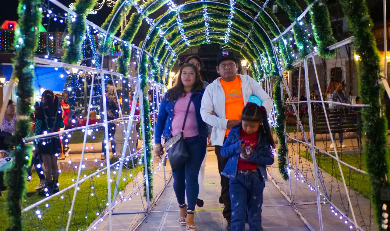 Túnel navideño