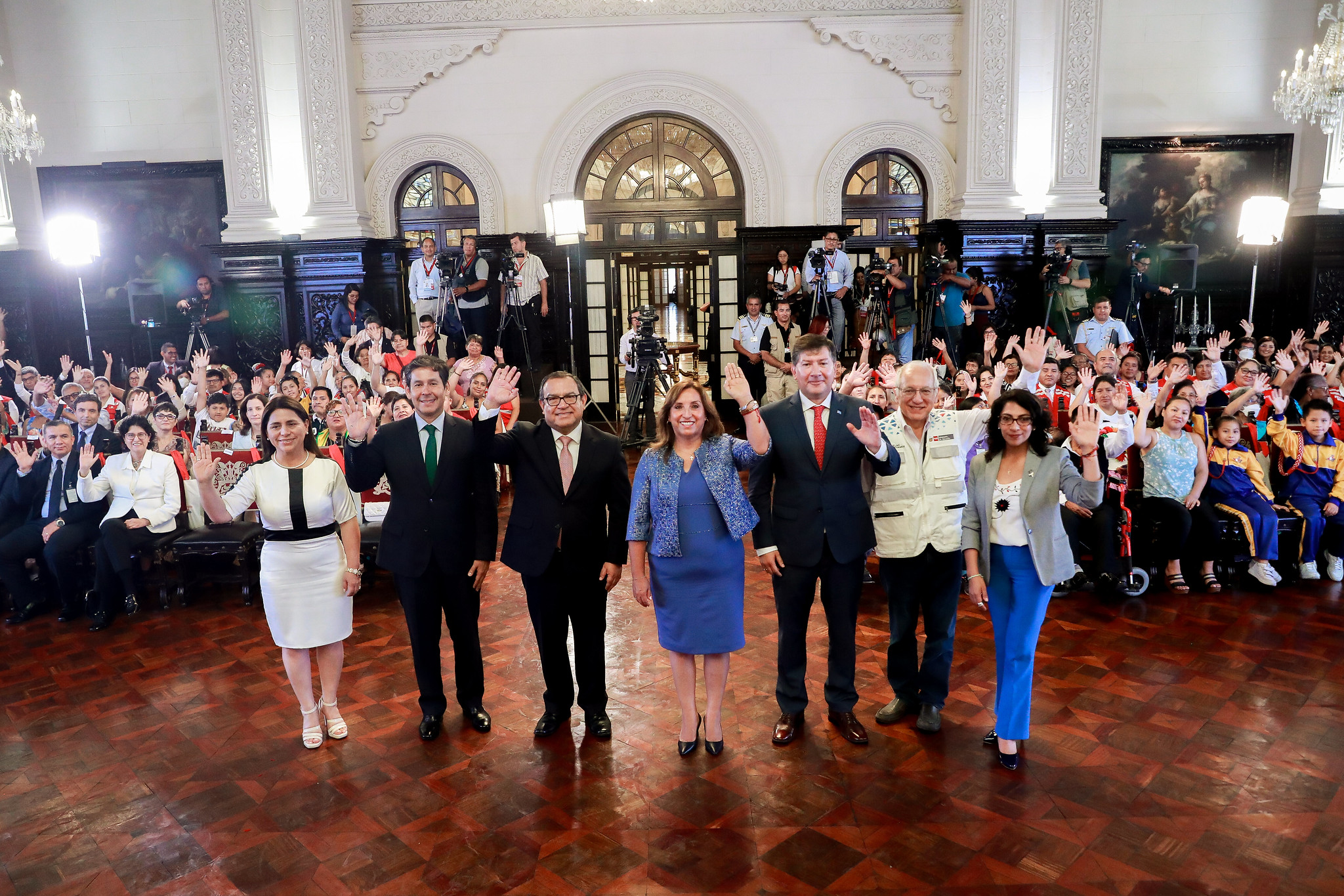 Fotografía del lanzamiento de la Política Nacional de Desarrollo e Inclusión Social.