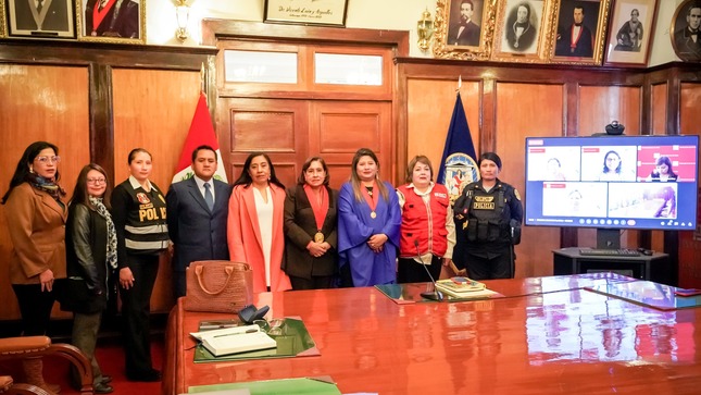 Presidenta de la Corte Superior de Justicia de Cusco lideró primera reunión de trabajo con el equipo de implementación FORSNEJ 2023