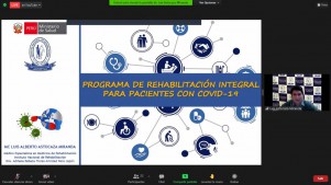INR brindó telecapacitación en rehabilitación integral Post COVID-19 a profesionales de salud