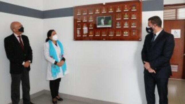 Ceremonia de reconocimiento a paradeportista olimpica María Teresa Chiappo Bonicelli