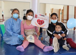 INR realizó donación de ayudas biomecánicas y actividad de sensibilización