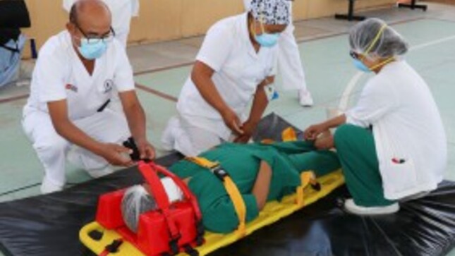 Personal Técnico en Enfermería se viene capacitando ante eventuales emergencias y desastres
