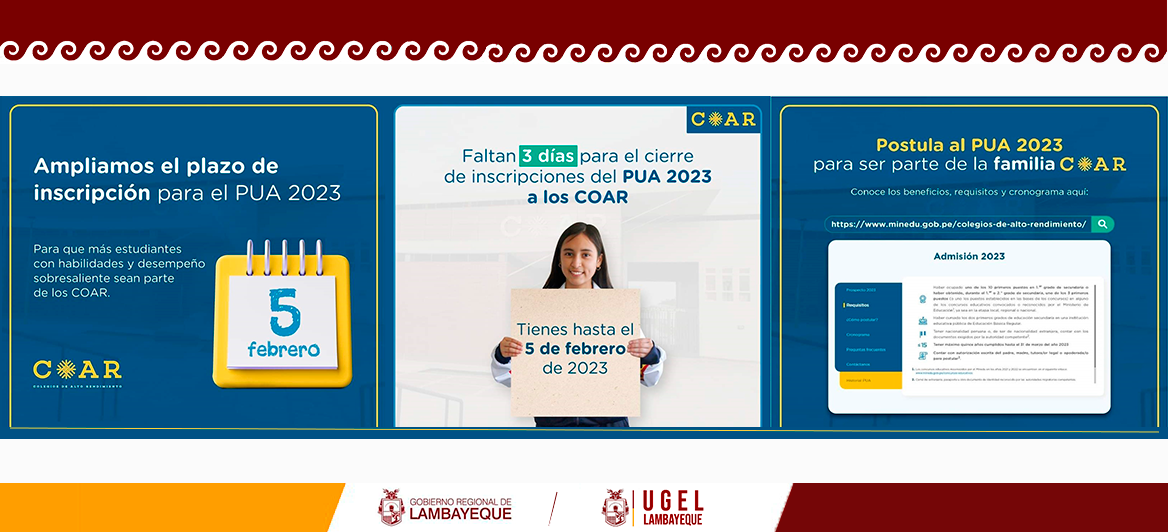 Imagen Institucional de la UGEL Lambayeque