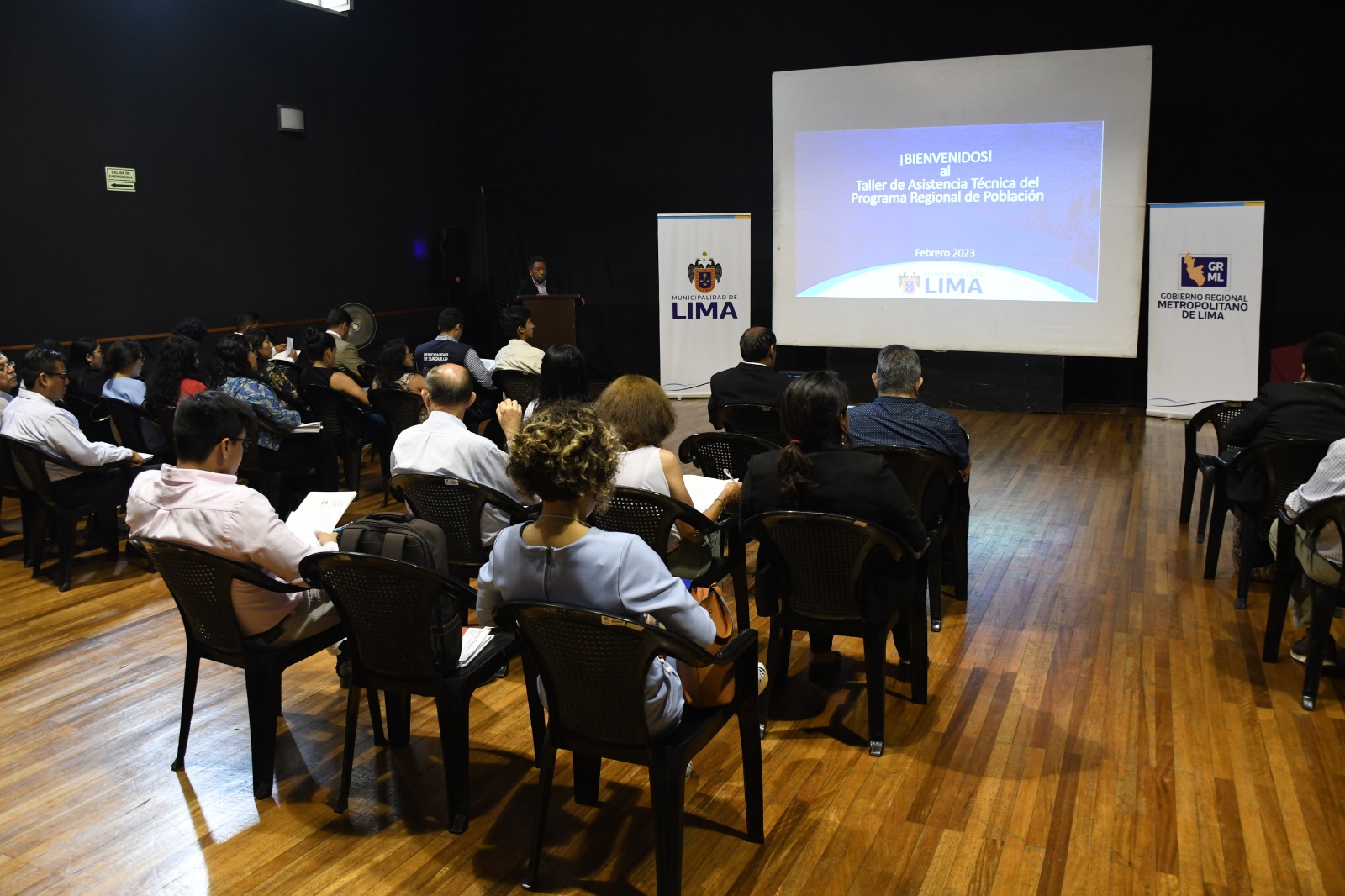 El Gobierno Regional Metropolitano de Lima convocó a representantes de los gobiernos locales a la primera reunión de capacitación del Plan Regional de Población 2018-2030, correspondiente al año 2023